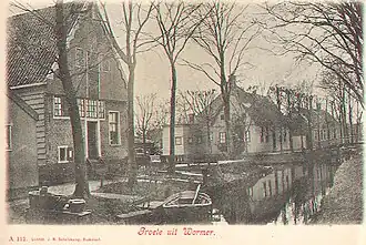 De Dorpstraat in Wormer in 1903