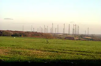 Zendmasten op Rampisham Down