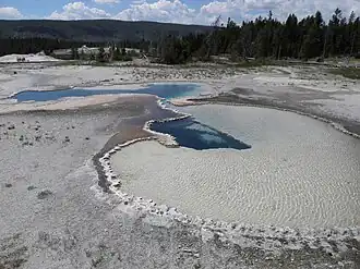 De twee poelen van Doublet Pool