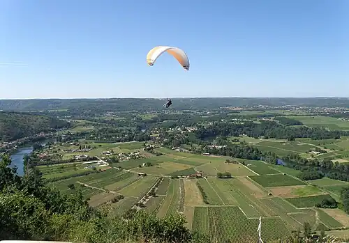 Landschap bij Douelle