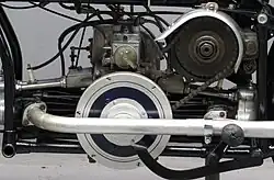 Geheel ingekapseld kleppenmechanisme bij deze F 31 uit 1931