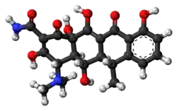 Molecuulmodel van doxycycline