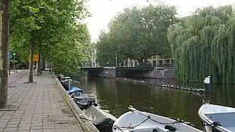 Brug in augustus 2017 (met stroomgeleidingssysteem)