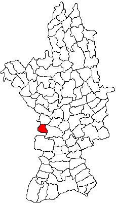 Kaart van Drăghiceni