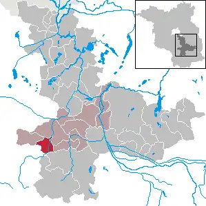 Kaart van Drahnsdorf