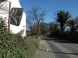 Dub Cottage, kijkend in de richting van Alpine Cottage