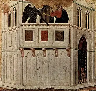Verzoeking op de tempel(Siena)