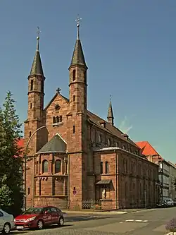 O.L.Vrouwekerk (1890), behorend tot het uit 1700 daterende Ursulinenklooster
