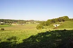 Uitzicht op de Duivelsgrot, Maastricht.