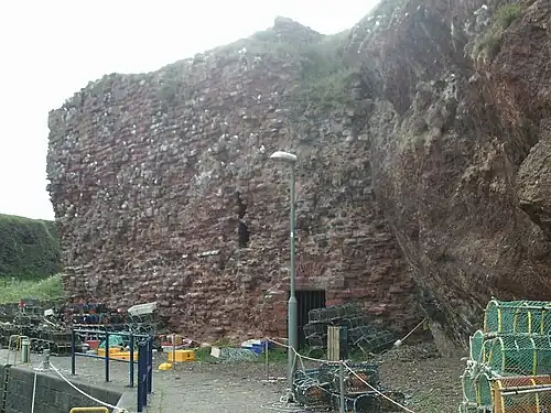 Kelders onder het poortgebouw