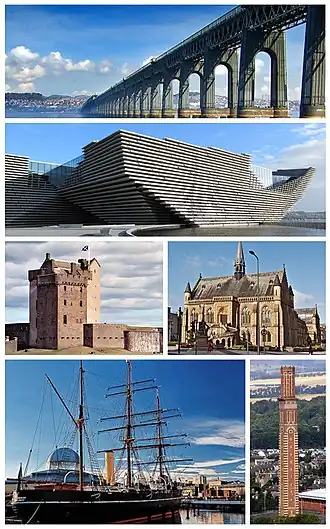 Een collage van Dundee