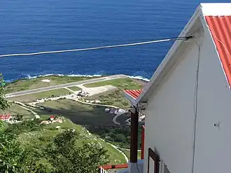 Vliegveld vanaf Zions Hill