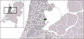 Kaart van Edam