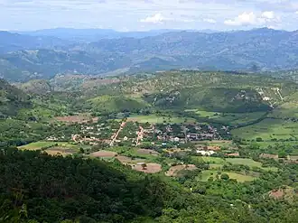 Duyure van bovenaf gezien