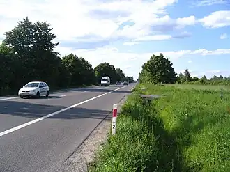 De E371 bij Glogow