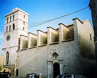 Kathedraal van Ibiza in 2007