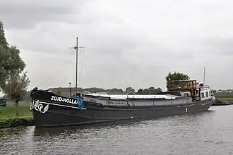 De ZUID-HOLLAND voor de wal in de Heimanswetering