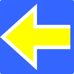 Bord langs spoorbaan