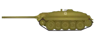 Deze tekening toont een kleine koepel met een mitrailleur.