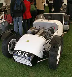Een vroege Lotus Seven S1
