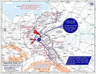 Oostfront 28 september - 1 november, 1914