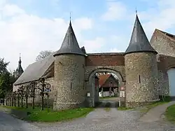 Ecaussines-Lalaing, de boerderij van het kasteel.