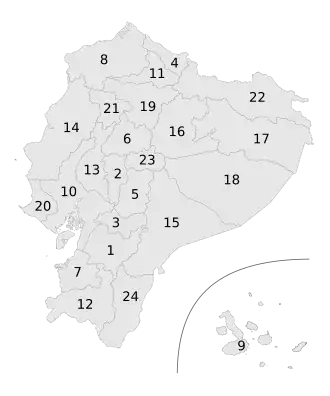 Provincies van Ecuador