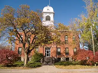 Courthouse van Eddy County in New Rockford