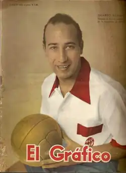 Ricagni op de cover van El Gráfico