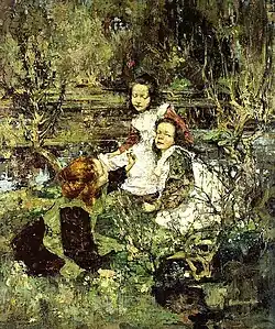 Gathering Primroses, 1901