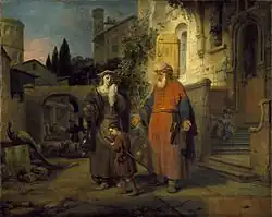 De wegzending van Hagar - Gerbrand van den Eeckhout