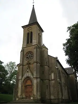 De kerk van Sancy