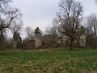 Ruïnes van een landhuis bij Ehmja