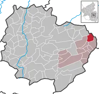 Kaart van Einselthum