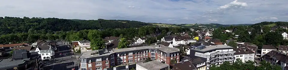 Gezicht op het centrum