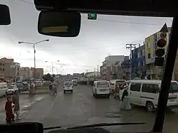 Hoofdweg door El Alto