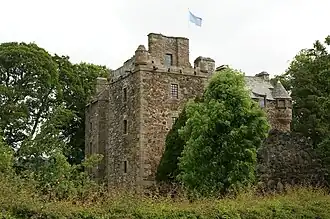 Elcho Castle stamt uit de zestiende eeuw.