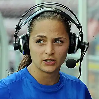 Sadiku bij Eskilstuna United DFF in 2014