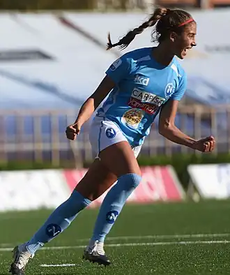 Goldoni als speelster van SSD Napoli in 2020