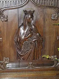 Afbeelding in de Sint Elisabethskerk te Grave