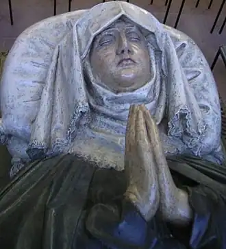 Isabella van Lotharingen, detail van haar graftombe