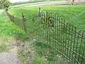 Hekwerk langs rand van dorp Ellecom