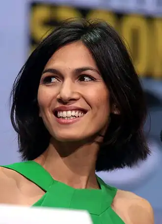 Elodie Yung tijdens 2017 San Diego Comic-Con International.