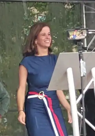 Els Noort op de demonstratie in Den Haag