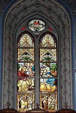 Glas-in-loodraam in Elvange