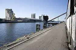 Emile Cousindok in de binnenhaven in Brugge.