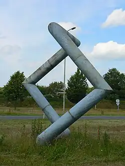 Zeskantige Kubus (variatie op rechthoek) (1972), Emmen