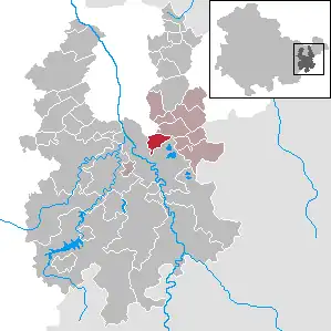 Kaart van Endschütz