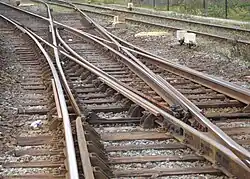 foto van een Engels wissel