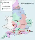 Bisdommen Engeland 950-1030 AD